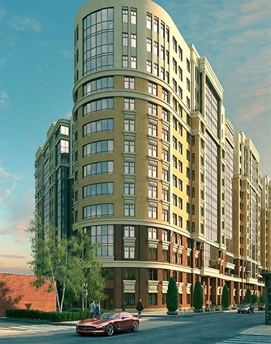 New-build apartment block